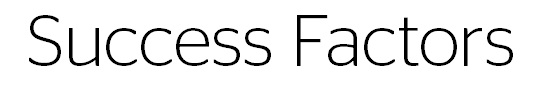 Success Factors