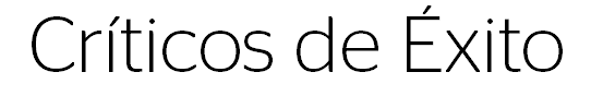 Críticos de Éxito